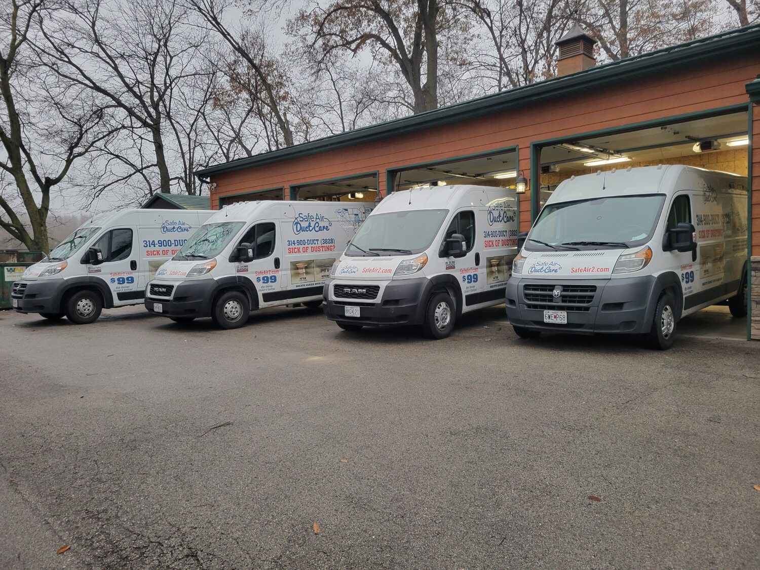 A commercial building in the St. Louis area served by SafeAir Duct Care
