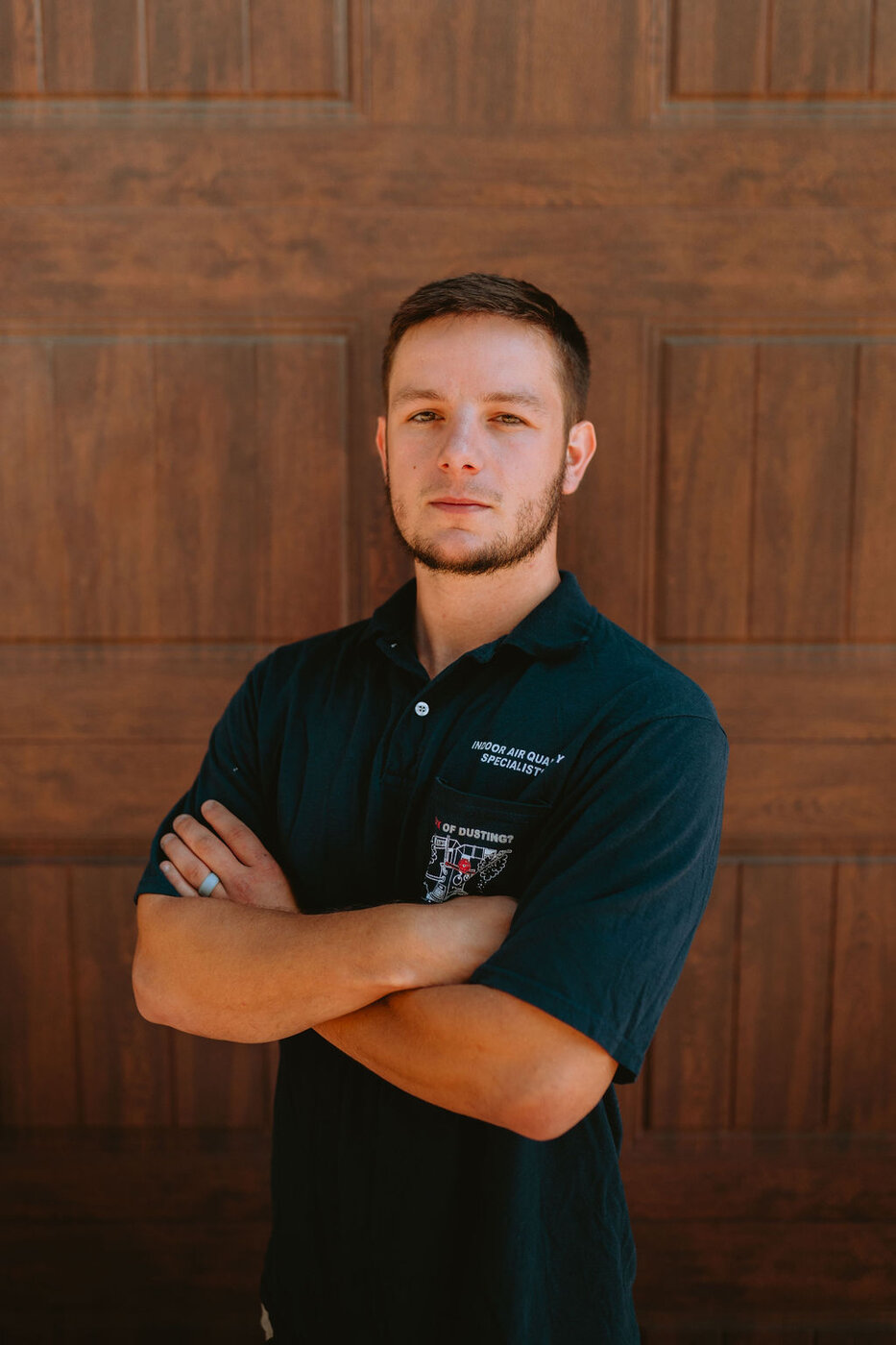 A uniformed, NADCA and VSMR-certified SafeAir Duct Care technician